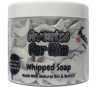 Aventos For Him Whipped Soap Body Wash - 150g - Natural Oils and Butters - Aftershave Scent - Vegan Friendly - Puddle of Wax - Made in the UK