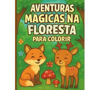 Aventuras Mágicas na Floresta para Colorir