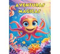 Aventuras Mágicas no Fundo do Mar: Livro de Colorir de Animais marinhos