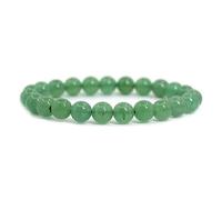 Aventurine Jade Bracelet for Women, Natural Green Crystal Gemstone Stretch Beaded