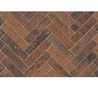 Avenu Linear Concrete Block Paving - 60 x 50 x 200mm - Burnt Ochre - Stonemarket
