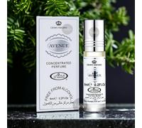Avenue 6ml Roll on Perfume Top notes are patchouli and agarwood (oud); middle notes are vanilla, lemon and jasmine; base notes are amber, tonka bean and musk.Hafsa Arabian Fragrances Ltd