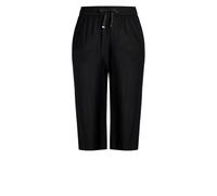 Avenue Evans Women's Plus Size Wide Leg Crop Pant, Black, 18, Black, 18 Plus