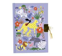 Avenue Mandarine CO217C - One SECRET JOURNAL - 240 lined pages - Dimensions: 11x14 cm - Padlock - SAVANNAH THEME - Children's Creative Stationery - DIY