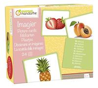 AVENUE MANDARINE JE509C - an educational game of 24 multilingual cards (10 languages) - From 2 years - IMAGE Fruits - Children's Creative and Leisure Activity