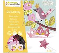 Avenue Mandarine KC116C - Children's creative gift set - 3 Paintings, 1 Wreath and 1 Wand - From age 6 - Little Star theme - Children's Leisure Activity - DIY