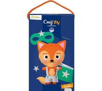 Avenue Mandarine KC155C - Children's Creative Sewing kit - Maxi Couz'IN Sewing Cuddly Toy - from Age 6 - Sacha - Children's Creative and Leisure Activity - DIY