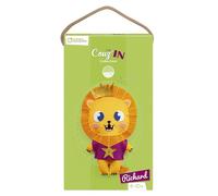 Avenue Mandarine KC165C - A Little Couz'in Box Including a 21.5 cm Felt Figure, Thread and Needle, Richard The Lion - Children's Sewing Comforter