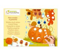 Avenue Mandarine KC168C - Coffret créatif Enfant - PATES A Modeler ET GOMMETTES - À partir de 2 ans - SAISONS