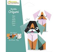Avenue Mandarine OR509C - My little ORIGAMI INITIATION pouch - 20 sheets - Dimensions: 12x12 cm 70g (with folding template included) - From age 5 - DOGS