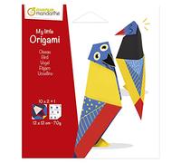 Avenue Mandarine OR516C - My little ORIGAMI INITIATION pouch - 20 sheets - Dimensions: 12x12 cm 70g (with folding template included) - From age 5 - BIRD
