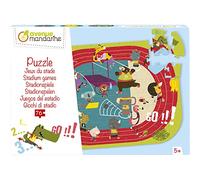 Avenue Mandarine PU023C - A 76 piece Educational Puzzle - From 5 years old - Olympic Stadium Theme - Children's Creative and Leisure Activity - DIY KIT