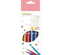 Avenue Mandarine - Ref CC029O - Glitter Felt-Tip Pens (Pack of 6) - Machine Was
