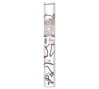 Avenue Mandarine - Ref GY079C - Graffy Roll 5m Colouring Poster - Prehistoric Cave Paintings - 90gsm Drawing Paper, 50cm Design Repeated 10 Times, Ideal for Group Activities