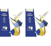 Avenue Mandarine - Ref OR507C - My Little Origami - Make a Rabbit - 70gsm Paper, 20 Sheets, 2 Designs, Folding Instructions to Make Animal Model, Suitable for Ages 5+, Assorted Colours, Large