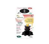 AVENUE MANDARINE SO0880100100C - A 100 G Box of Softy Modelling Clay - from 2 Years Old - Black Colour - Very Soft Dough - Children's Creative Leisure Activity
