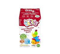 AVENUE MANDARINE SO0880100400C - Une Boite de 100 g de Pate A Modeler - SuperSofty - À partir de 2 ans - Rouge