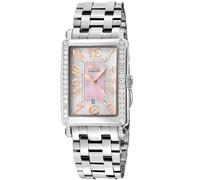 Avenue of Americas Mini Diamond, Swiss Quartz Watch, Pink MOP Dial, 316L Stainless Steel, and Sapphire Crystal Gevril Silver One Size