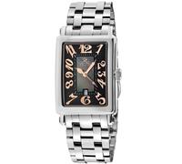 Avenue of Americas Mini, Swiss Quartz Watch, Black MOP Dial, 316L Stainless Steel, and Sapphire Crystal Gevril Silver One Size