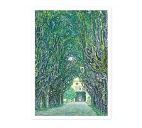 Avenue To Schloss Kammer Gustav Klimt Poster, Classic Famous Oil Painting Print, Modern Art Nouveau Wall Art Home Decor, Archival Matte, A1 (Print Only) - 84.1x59.4cm
