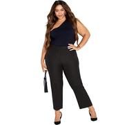 Avenue Women's Plus Size Trouser Cool Hand Pe, Black, 32 Plus