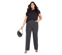 Avenue Women's Plus Size Trouser Cool Hand Ta, Charcoal, 30 Plus