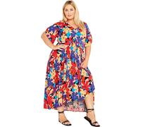 Avenue Women's Val Print Dress, Urban Bloom, 22 Plus