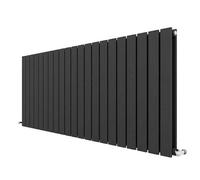 AVER-GROWTH Anthracite Designer Radiator Horizontal Flat Panel Double Panel Rad 600X1428mm