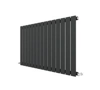 AVER-GROWTH Anthracite Designer Radiator Horizontal Flat Panel Single Panel Rad 600X1020mm
