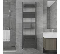 AVER-GROWTH Bathroom Vertical Straight Heated Towel Rail Radiator Ladder Warmer Anthracite 1800X550mm