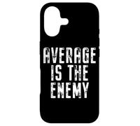 Average Is The Enemy Training Workout Running Fitness Gym Case for iPhone 17