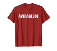 Average Joe T-Shirt, Men, Cranberry Red, Large