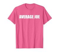 Average Joe T-Shirt, Men, Pink Heather, X-Large