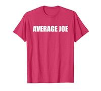 Average Joe T-Shirt, Men, Red Heather, Small