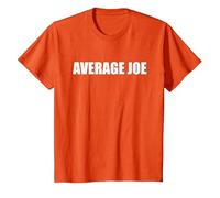 Average Joe T-Shirt, Youth, Orange, Large