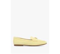 Averi III Lemon Sorbet Suede Loafers - Yellow Suede / 3