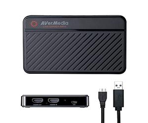 AVerMedia GC311 Live Gamer MINI - 1080p60 USB 2.0 Capture Card with Full HD Passthrough, Plug & Play, Low Latency Streaming for Switch, PS4, Xbox, OBS, YouTube, Mac, Windows 11, PC, Beginners