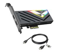 AVerMedia HDMI Capture Card for Streaming and Recording Capture 4K60 with Ultra Low Latency on PS5, PS4 Pro, Xbox Series X/S, Xbox One X, Switch Games - GC575 Live Gamer 4K 2.1 PCIe Card