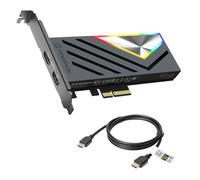 AVerMedia HDMI Capture Card for Streaming and Recording Capture 4K60 with Ultra Low Latency on PS5, PS4 Pro, Xbox Series X/S, Xbox One X, Switch Games - GC575 Live Gamer 4K 2.1 PCIe Card