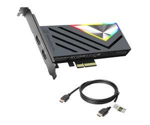 AVerMedia HDMI Capture Card for Streaming and Recording Capture 4K60 with Ultra Low Latency on PS5, PS4 Pro, Xbox Series X/S, Xbox One X, Switch Games - GC575 Live Gamer 4K 2.1 PCIe Card