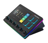 AVerMedia Live Streamer AX310 - Creator Control Center, 6 Track Audio Mixer with IPS Touch Panel, Trigger Actions on OBS, Streamlabs, Spotify, VTube, Twitch, YouTube, and more