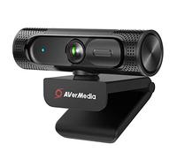 AVerMedia Live Streamer CAM 315, Webcam, 1080p/60fps Recording, Microphones, Fixed Focus, Wide Adjustable Field of View, Works with Skype, Zoom, Teams - Black
