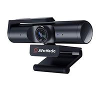 AVerMedia Live Streamer CAM 513 - 4K30 UHD, Ultra Wide Angle Webcam with Fixed-Focus Lens, for Indoor Lighting, works with OBS, Zoom, PW513 - Black