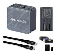 AVerMedia Portable Charger, Switch 2 Dock, 100W GaN Fast Charging USB C Hub, TV Docking Station with 4K60 HDMI, Compatible with iPhone, iPad, Laptop, PC, Gaming Accessories