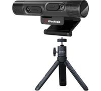 AVerMedia PW313D DualCam 2K Document Camera and Webcam for PC/Mac/Laptop, Autofocus, AI Noise Reduction, Online Teaching, Works with Zoom/Teams/Google Meet, Includes Tripod, TAA/NDAA Compliant