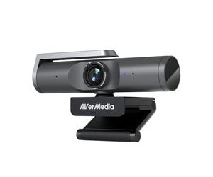 AverMedia PW515 4K Ultra HD Auto Focus Business Webcam - AI Controlled Solution Image and Lighting Adjustment 100° Wide FoV for Video Conferencing and Virtual Meeting Zoom Team Skype PC Mac