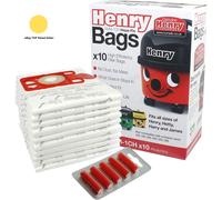 Avern Genuine Numatic Hepa-Flo Hoover Bags Henry Hetty NRV Vacuum Cleaner Dust B