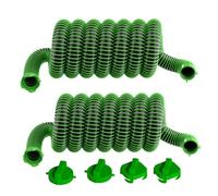 AVERONR 20FT RV Sewer Hoses Kit - 2 Attachable 10FT Septic Hoses Extension for RV Camper Nust Haves - Upgrade TPE Material for Crush & Abrasion Resistant (20' Sewer Hose)