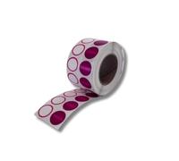 Avery 1 Roll of Time-Expiring Self-Adhesive Badge Dots - 1 Roll (1000 Dots) 4852E-THR