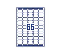 Avery 100 x Laser Labels 38.1x21.2 (Mini address labels, easy to use) L7651H